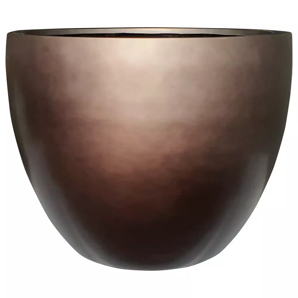 Gradient Large Round Planter | Polyresin Indoor Plant Pot