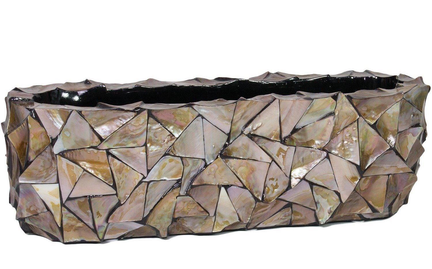 Shell Trough Polystone Indoor Planter