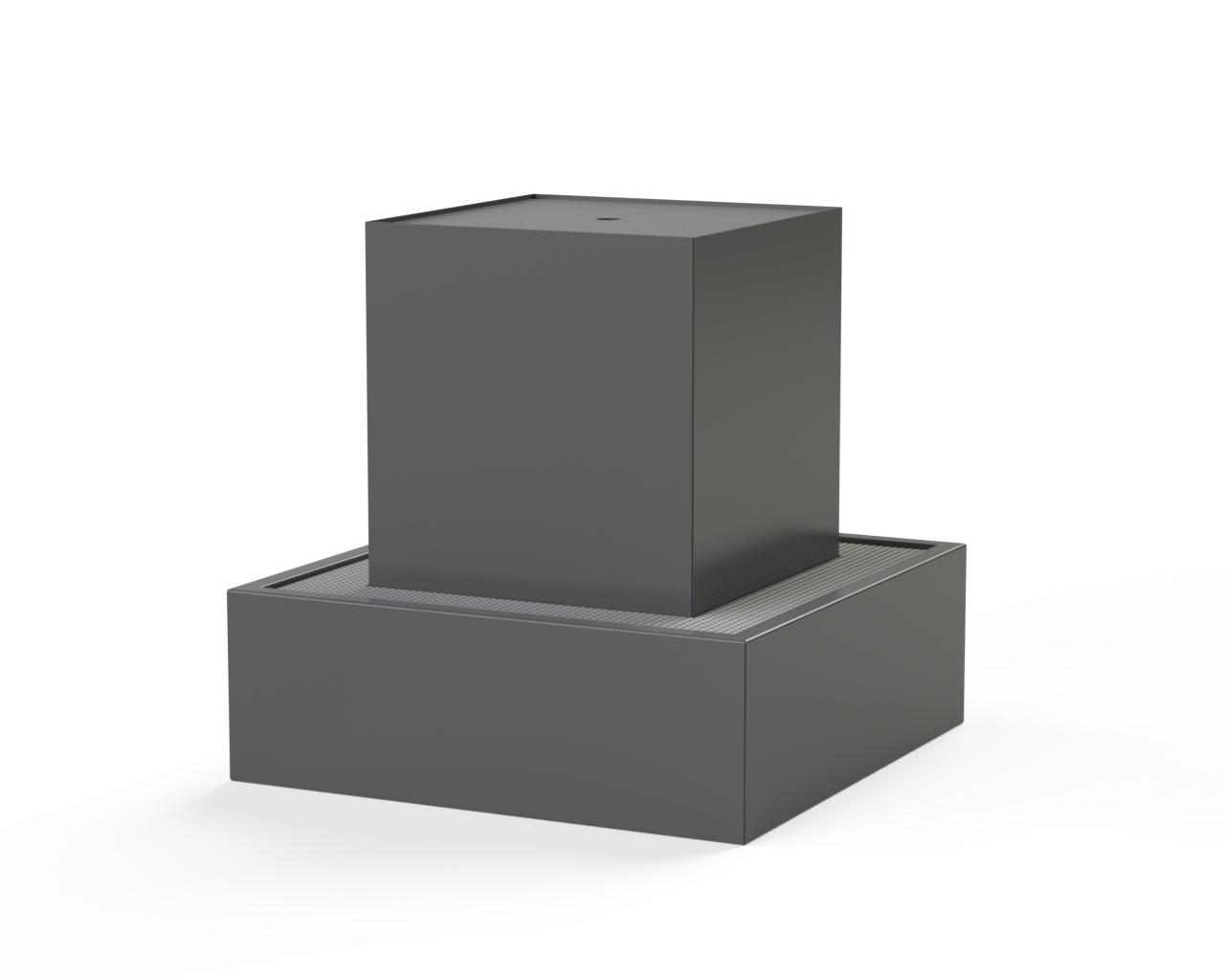 Aluminium Square Fountain Waterblock