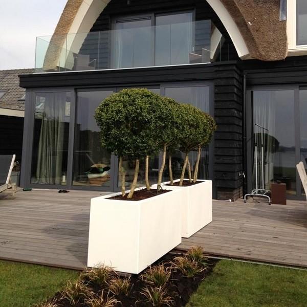 Trough Fiberstone Contemporary Planter By Cadix Capi Lux