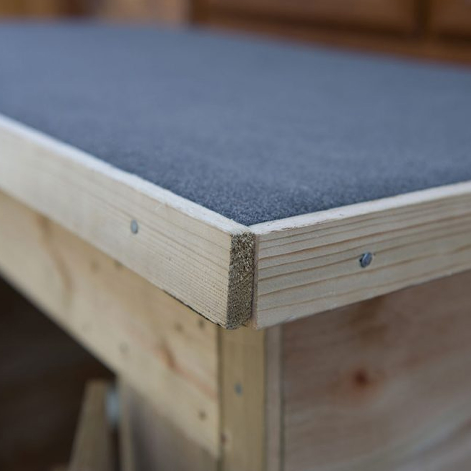 Installed Outdoor Pressure Treated Wooden Overlap Pent Garden Store by Forest Garden