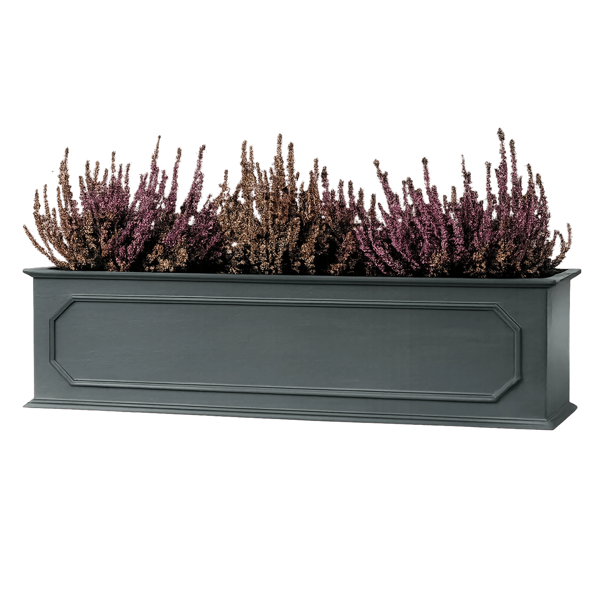 Stuart Window Flower Box Fiberglass Trough Faux Lead Planter Pot In/Out
