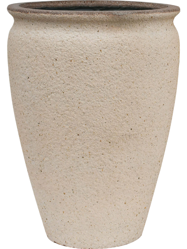 Tall Ficonstone Artemis Round Vase Planter by Idealist Premium