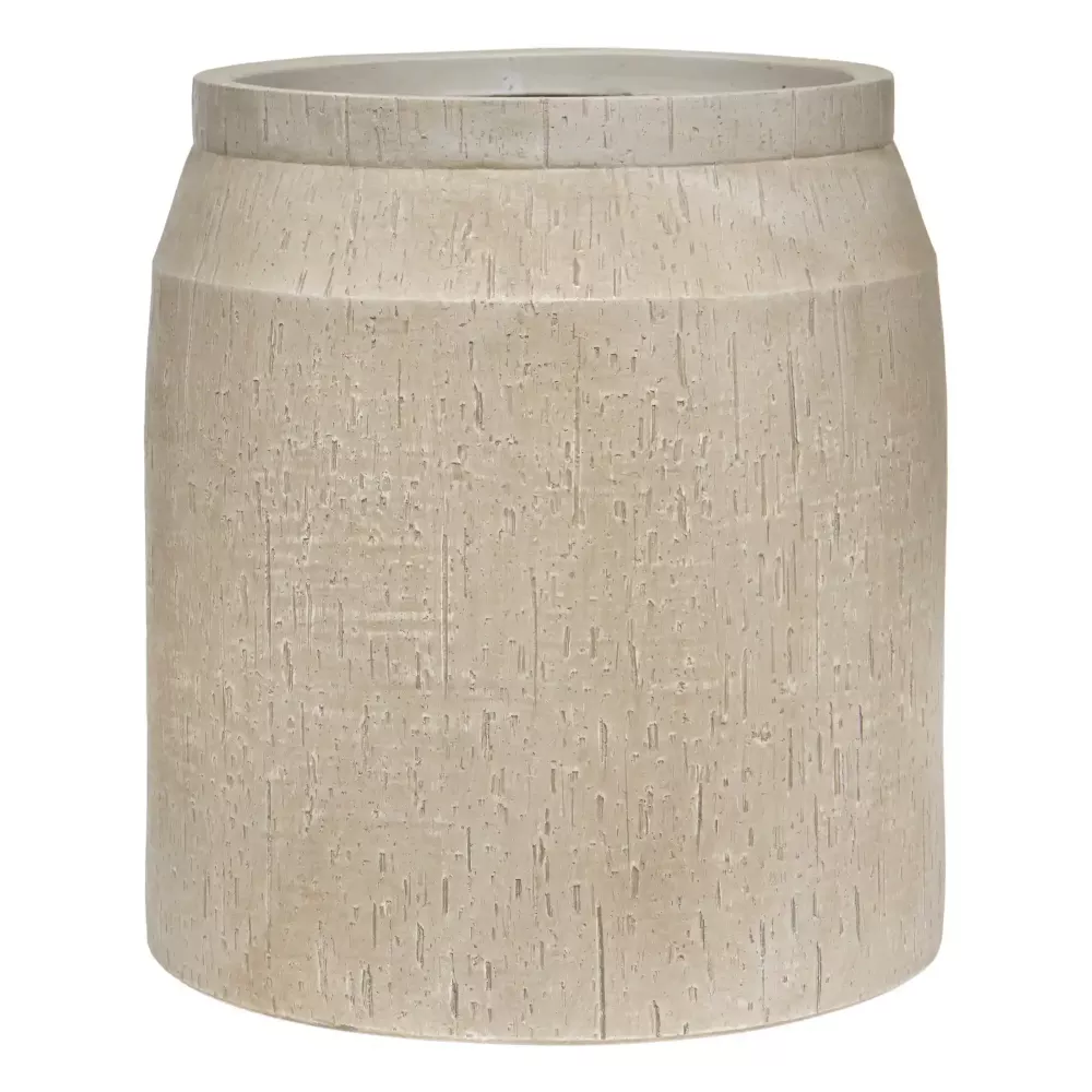 Raindrop Fibreclay Tapered Cylinder Planter | Indoor and Outdoor Plant Pot