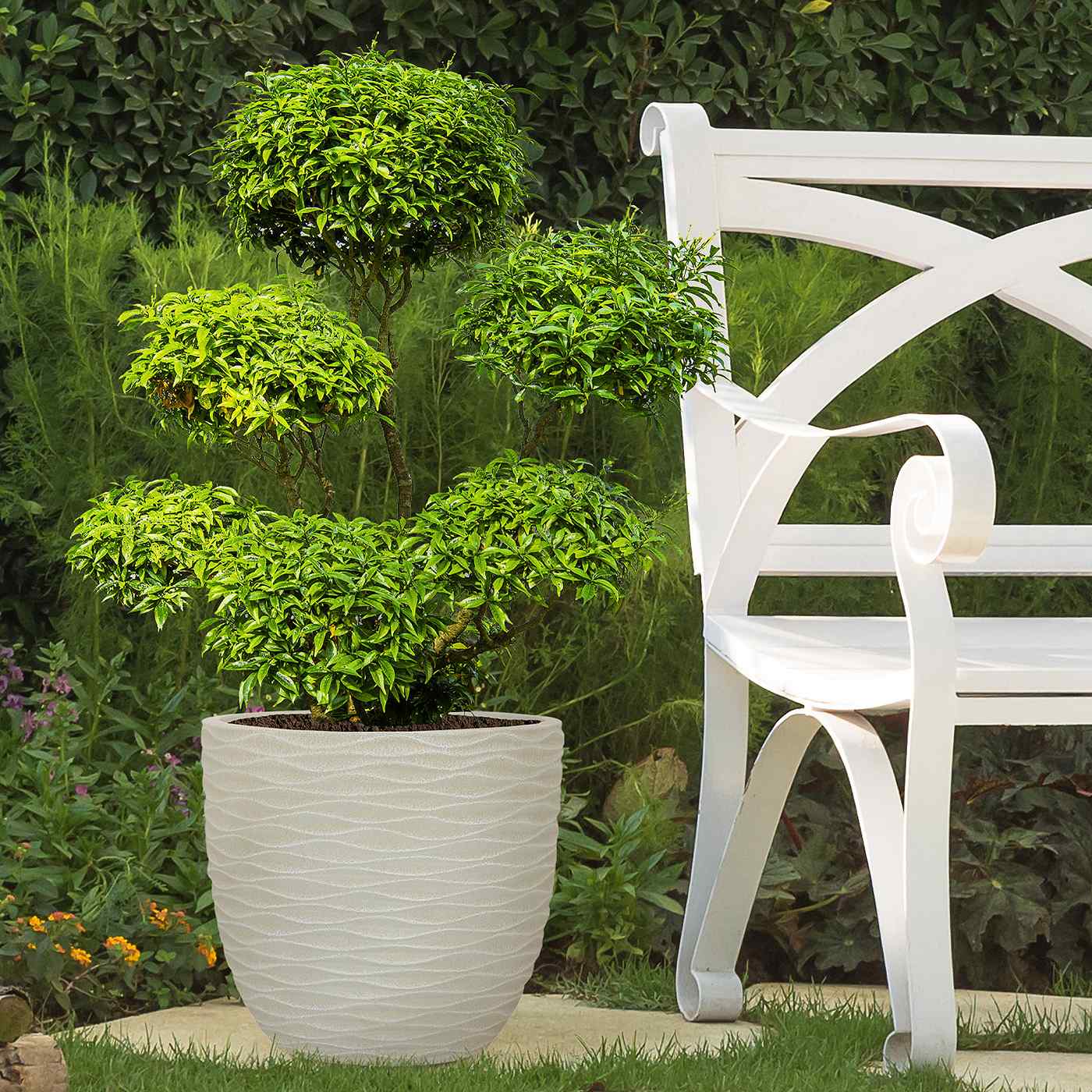 IDEALIST Lite Wave Style Outdoor Egg Planter