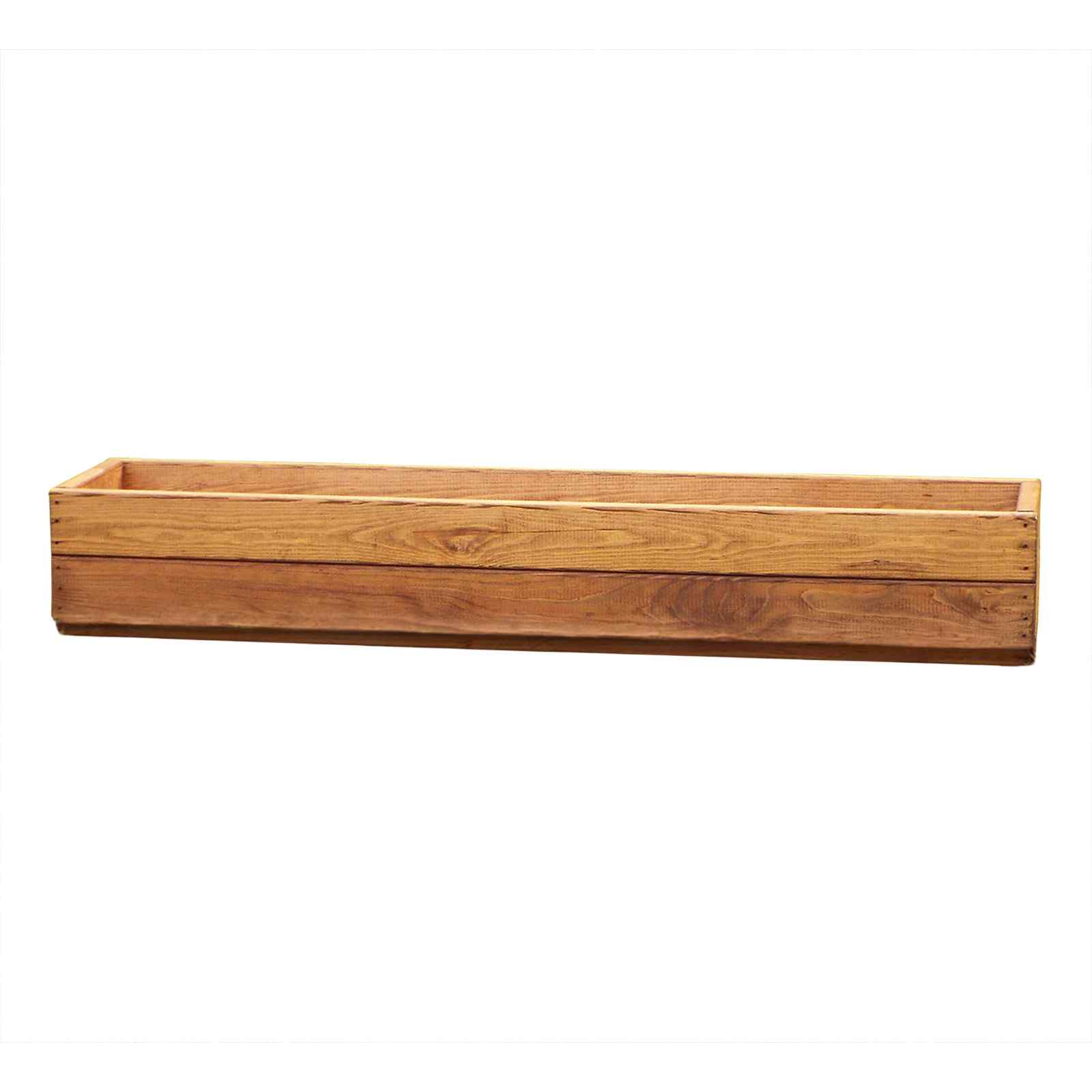 Rustic Scandinavian Redwood Window Box Outdoor Planter Made in UK by HORTICO