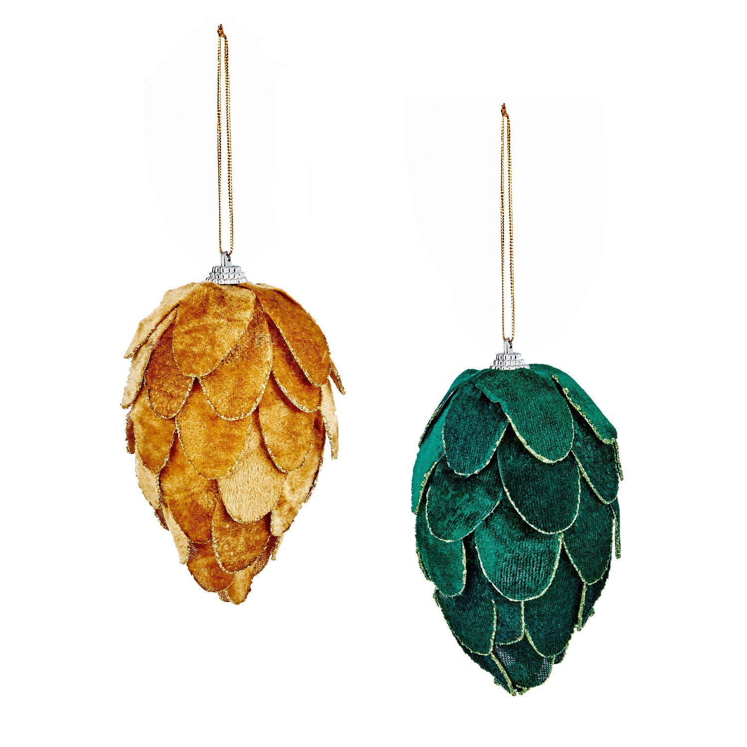 Christmas Tree Hanging Decoration Fabric Pine Cone