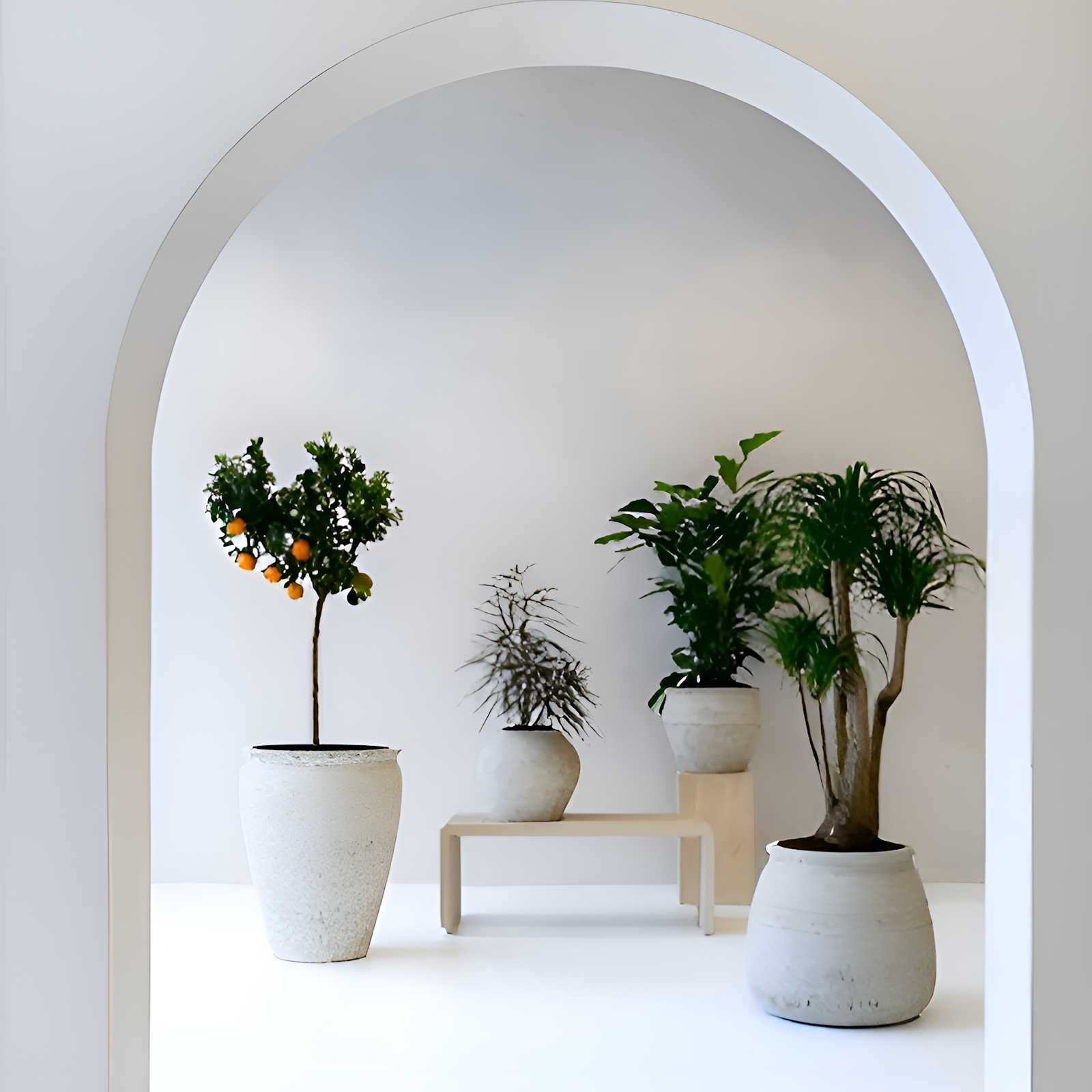 Round Ficonstone Hestia Vase Planter by Idealist Premium