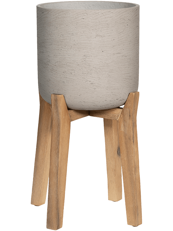 Rough Fibreclay Planter | Indoor and Outdoor Plant Pot with Feet