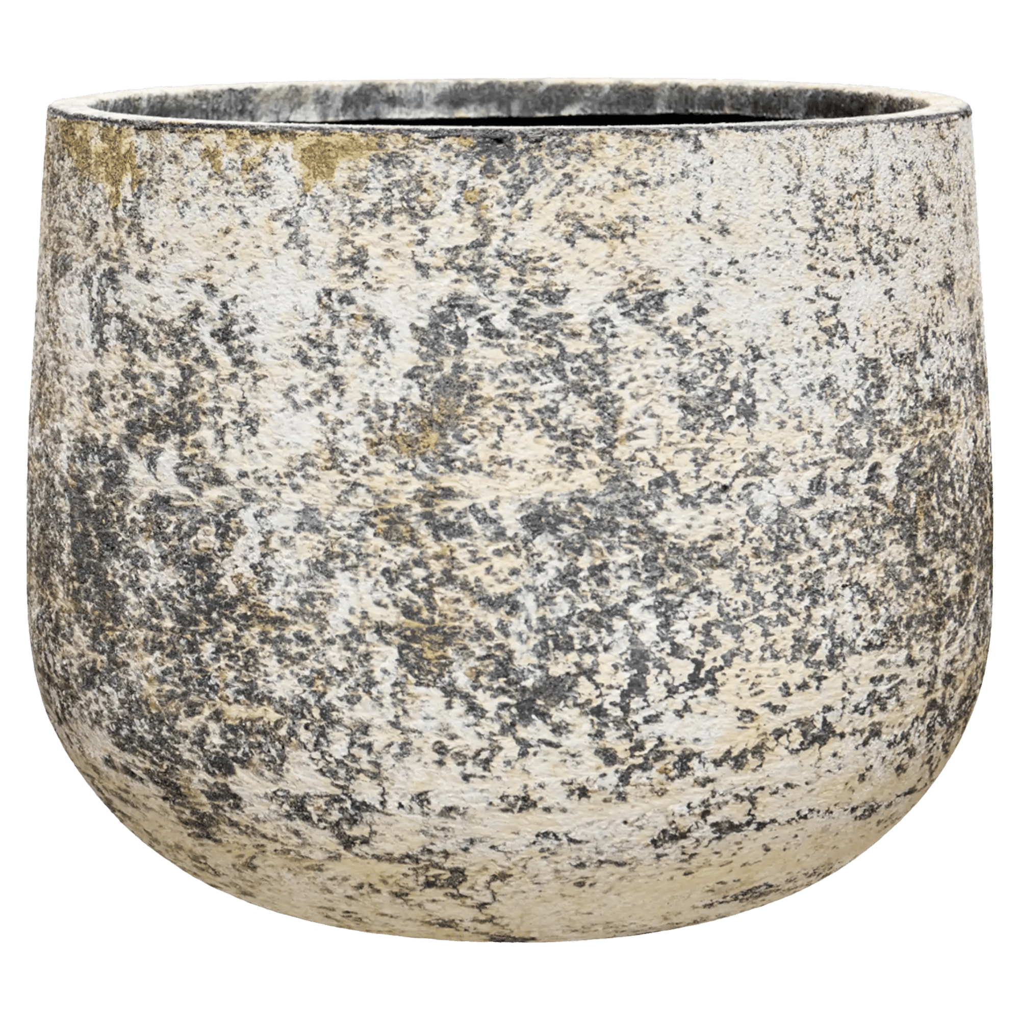 Atlas Round Planter | Fiberstone Indoor and Outdoor Plant Pot