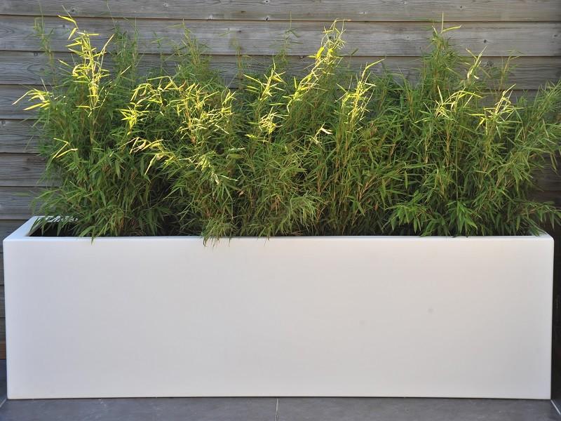Trough Fiberstone Contemporary Planter By Cadix Capi Lux