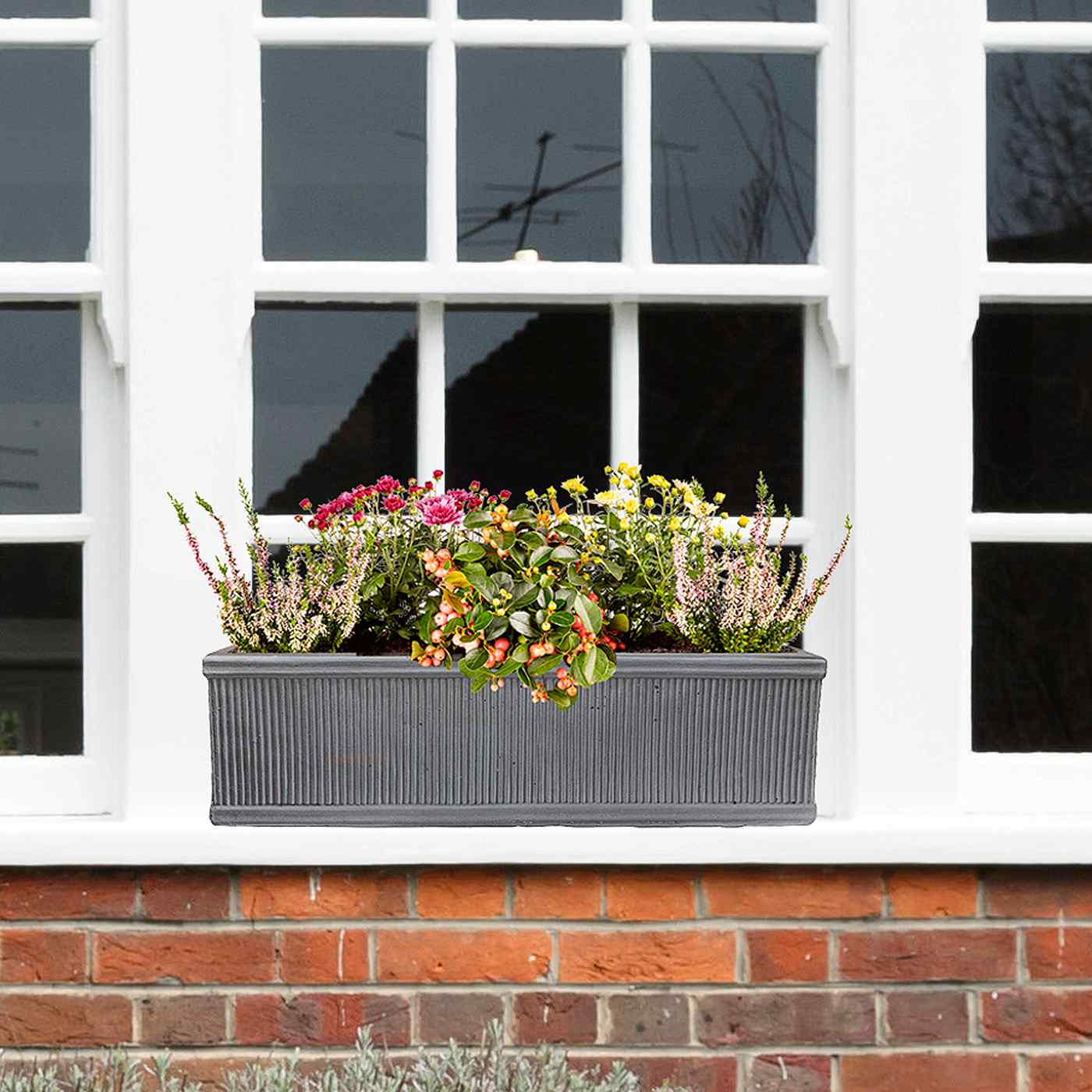IDEALIST Lite Vertical Ribbed Vintage Style Window Box