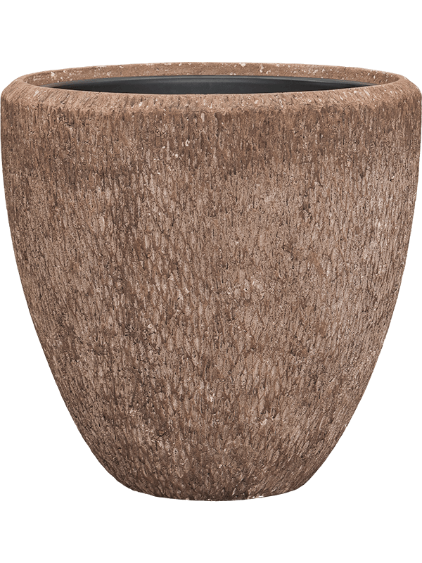 Polystone Egg Planter + Liner | Indoor Plant Pot