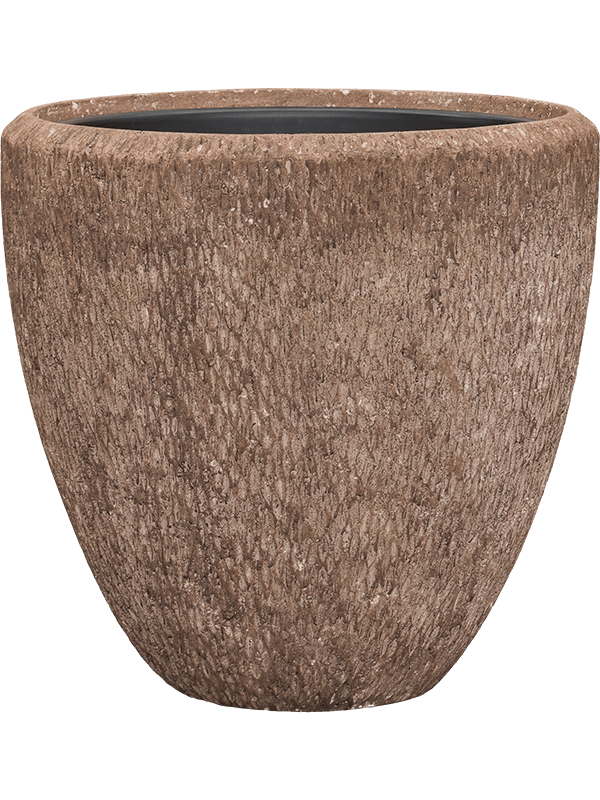 Polystone Egg Planter + Liner | Indoor Plant Pot