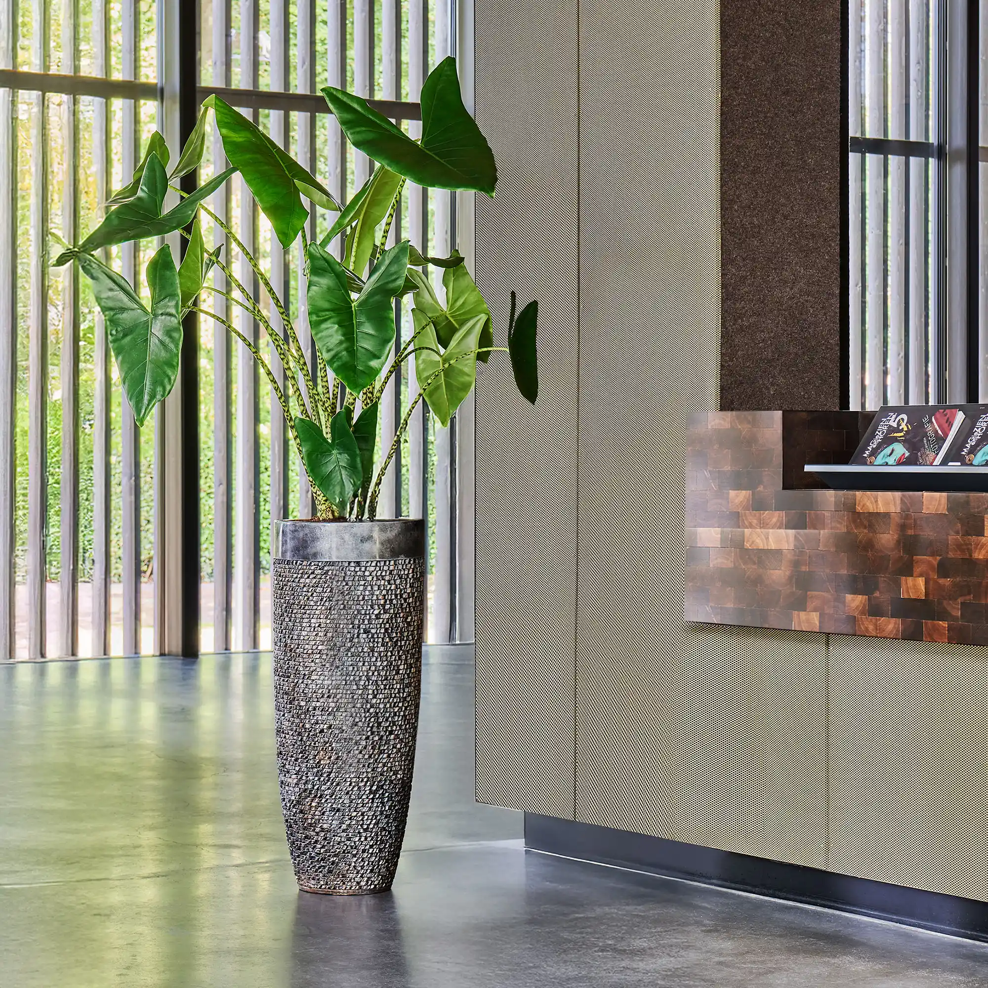 Luxe Lite Universe Layer Tall Indoor Planter