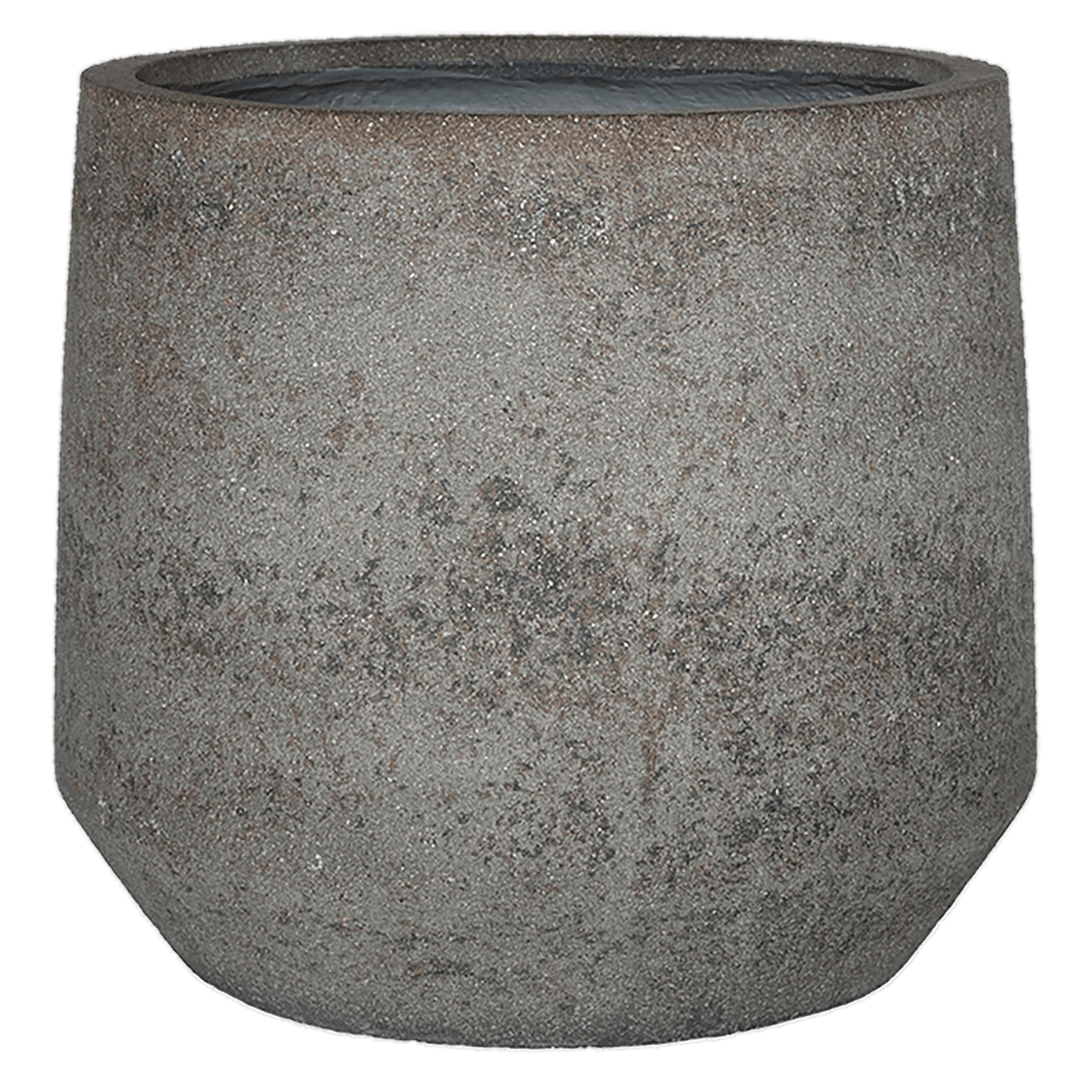 Cement & Stone Tapered Round Planter | Indoor and Outdoor Plant Pot