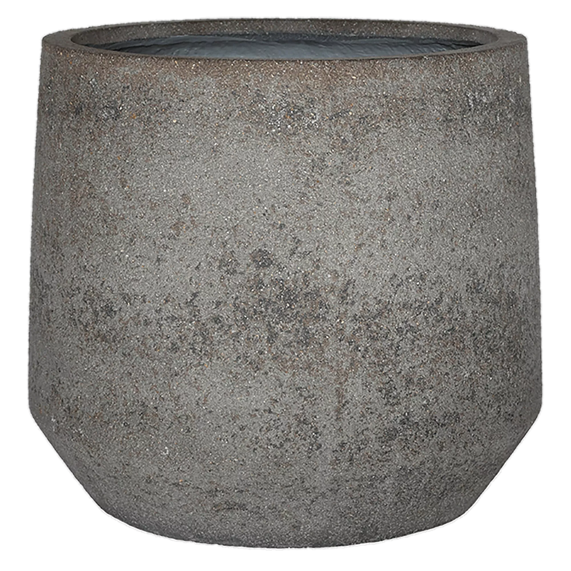 Cement & Stone Tapered Round Planter | Indoor and Outdoor Plant Pot