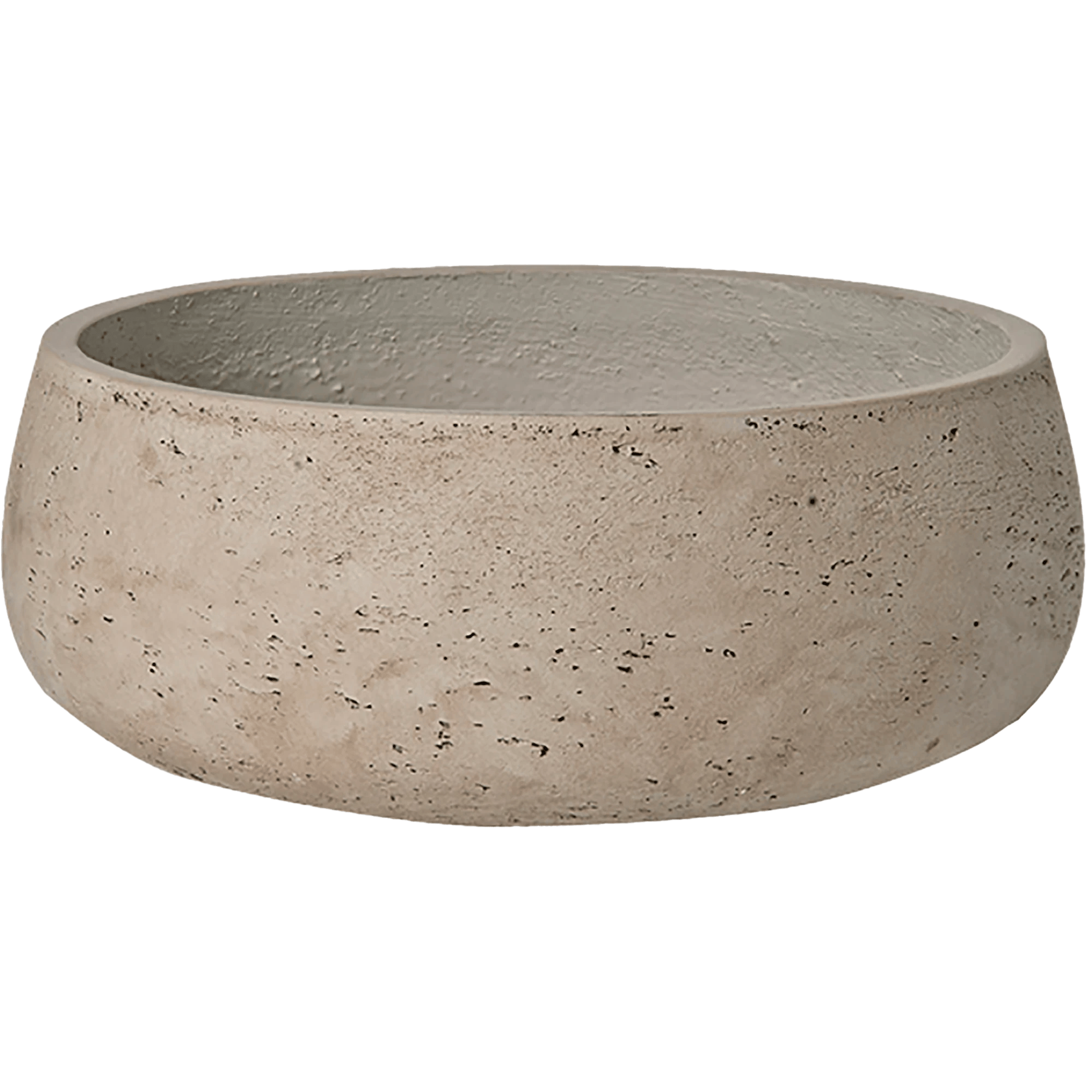 Rough Fibreclay Bowl Planter | Indoor and Outdoor Plant Pot
