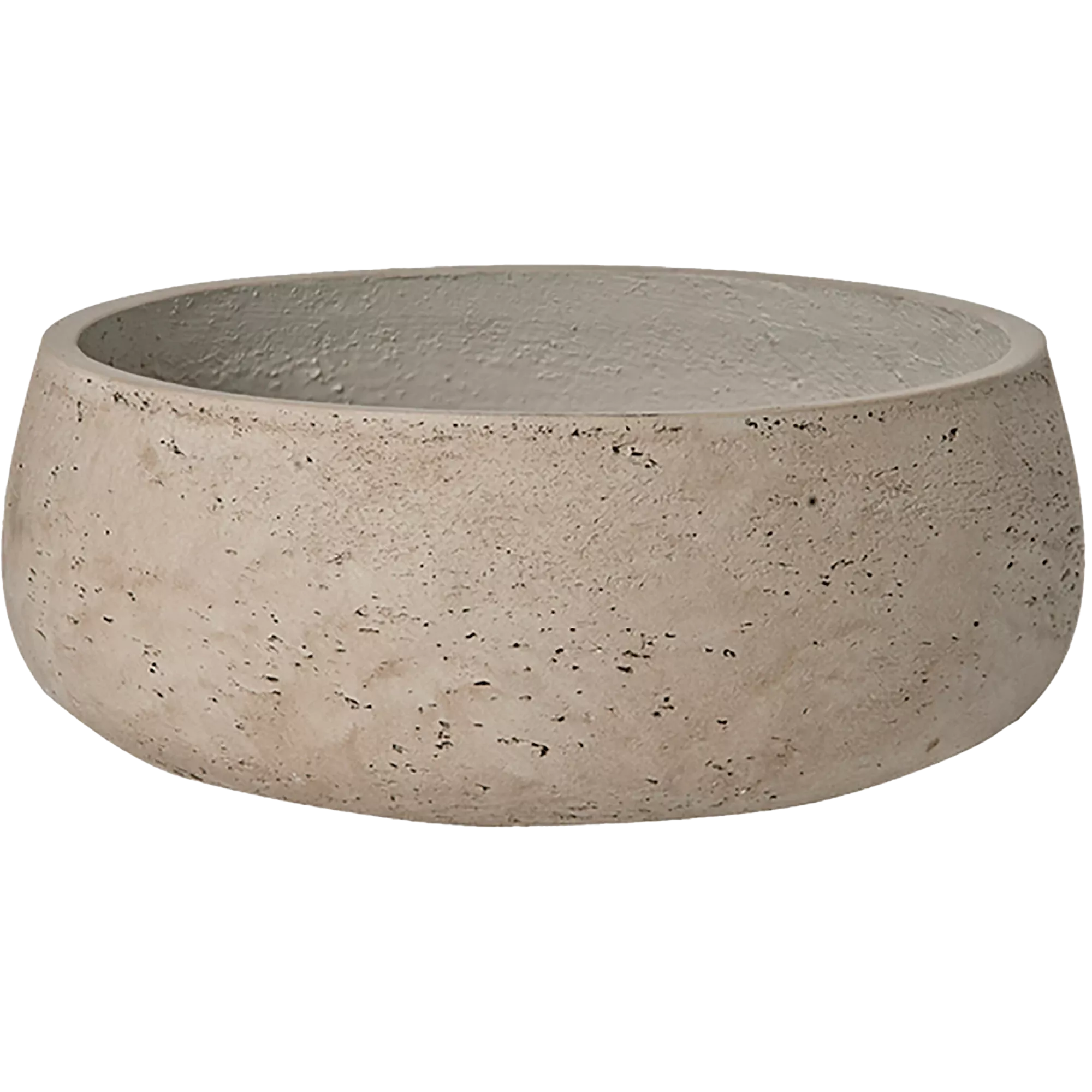 Rough Fibreclay Bowl Planter | Indoor and Outdoor Plant Pot