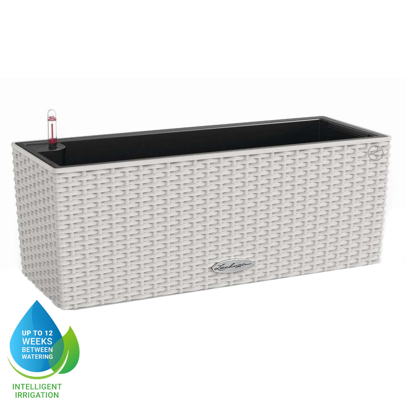 LECHUZA BALCONERA Cottage Trough Poly Resin Self-watering Planter