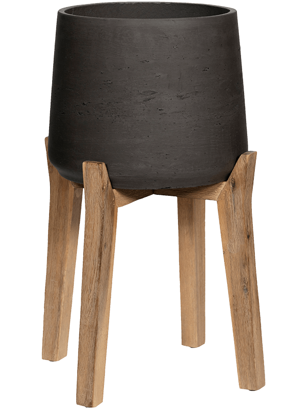 Rough Fiberclay Planter With Feet | Indoor and Outdoor Plant Pot