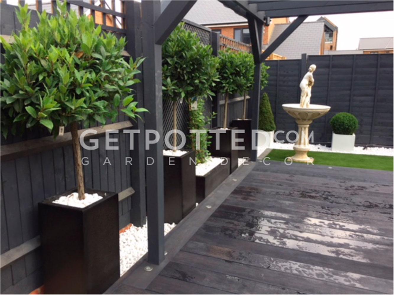 IDEALIST Lite Tall Square Contemporary Light Concrete Planter