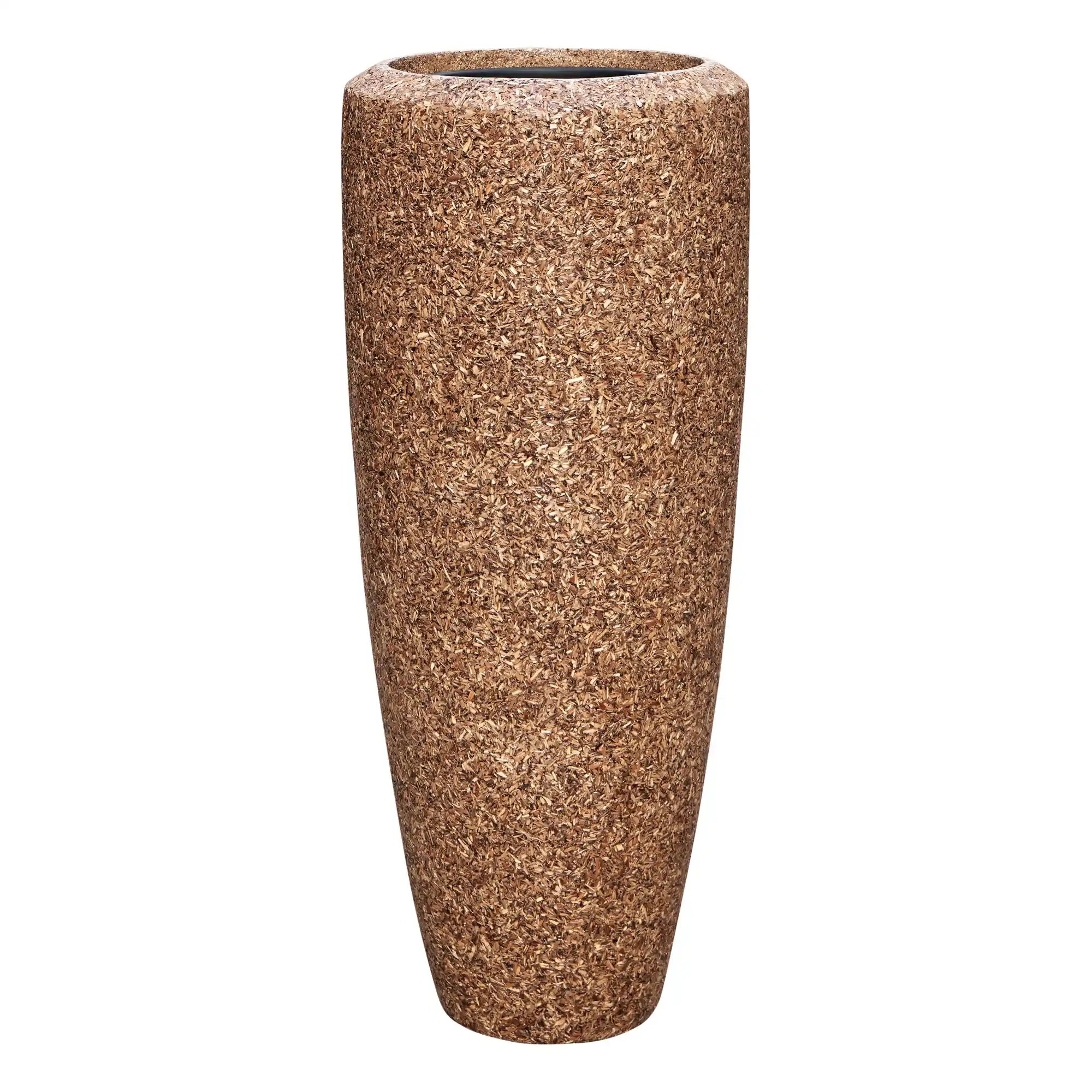 Naturescast Tall Planter + Liner | Natural Indoor Plant Pot