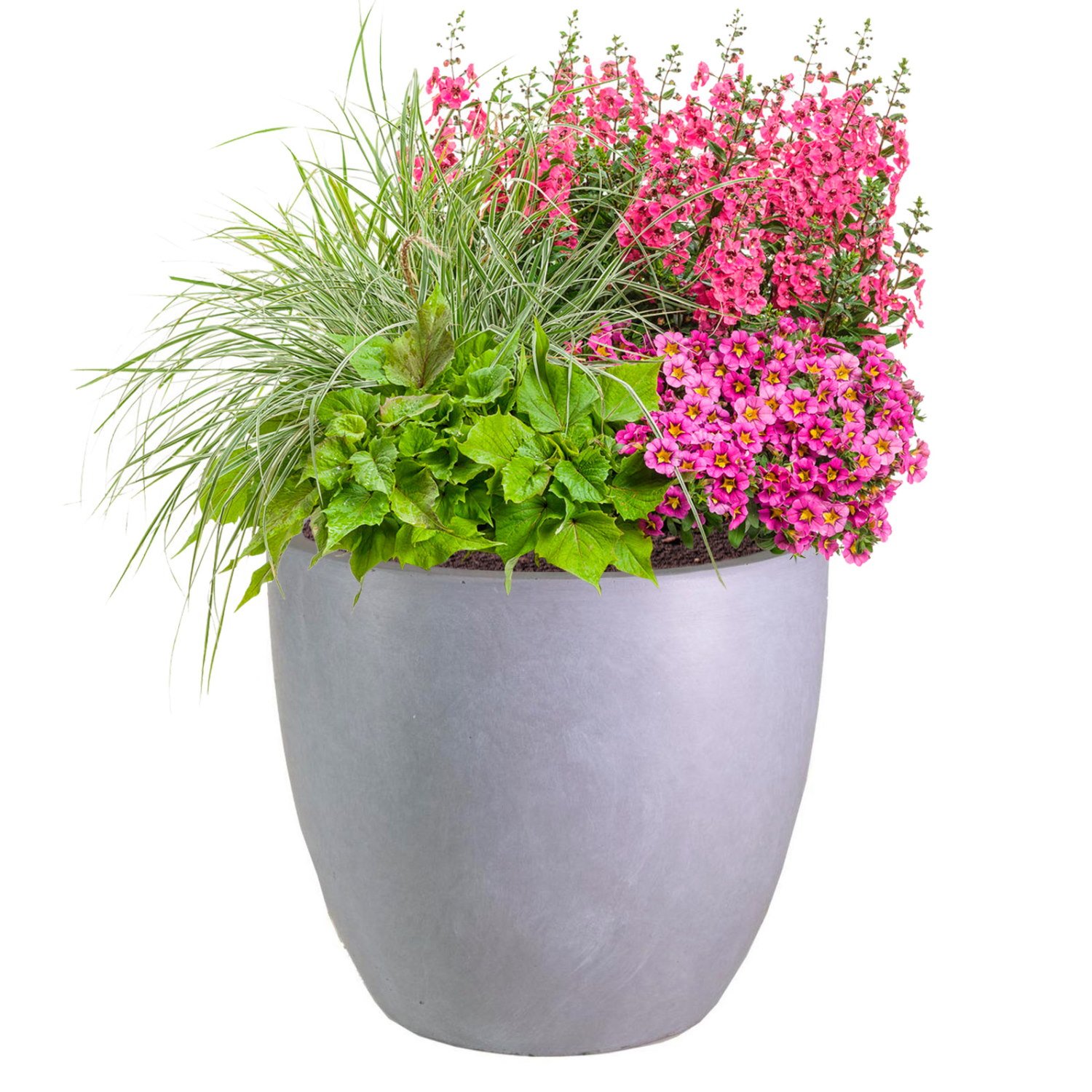 IDEALIST Lite Contemporary Light Concrete Egg Planter