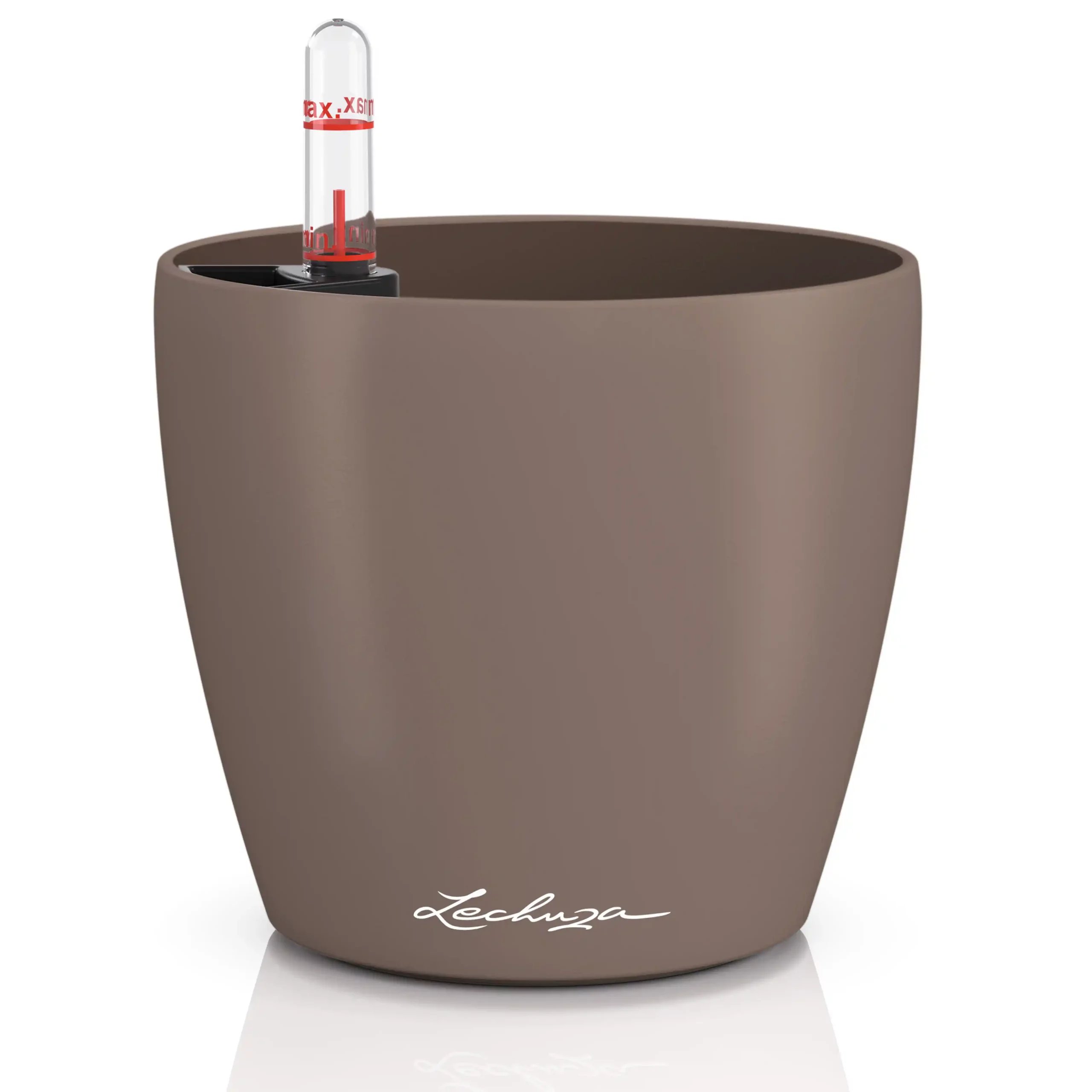 LECHUZA CLASSICO Color Round Poly Resin Self-watering Planter