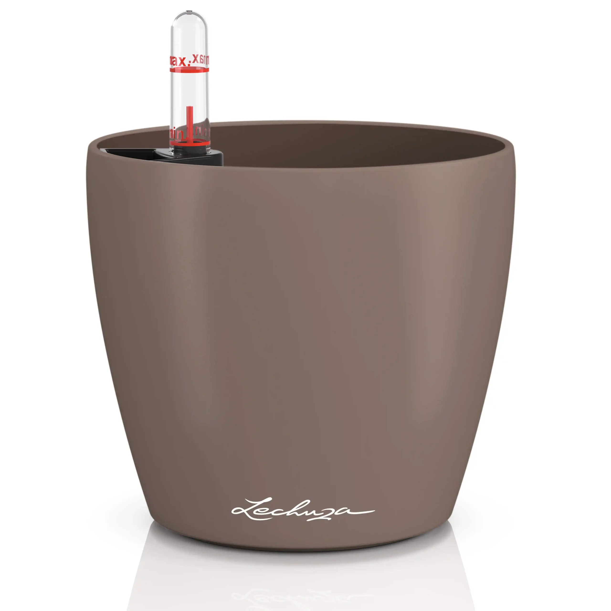 LECHUZA CLASSICO Color Round Poly Resin Self-watering Planter