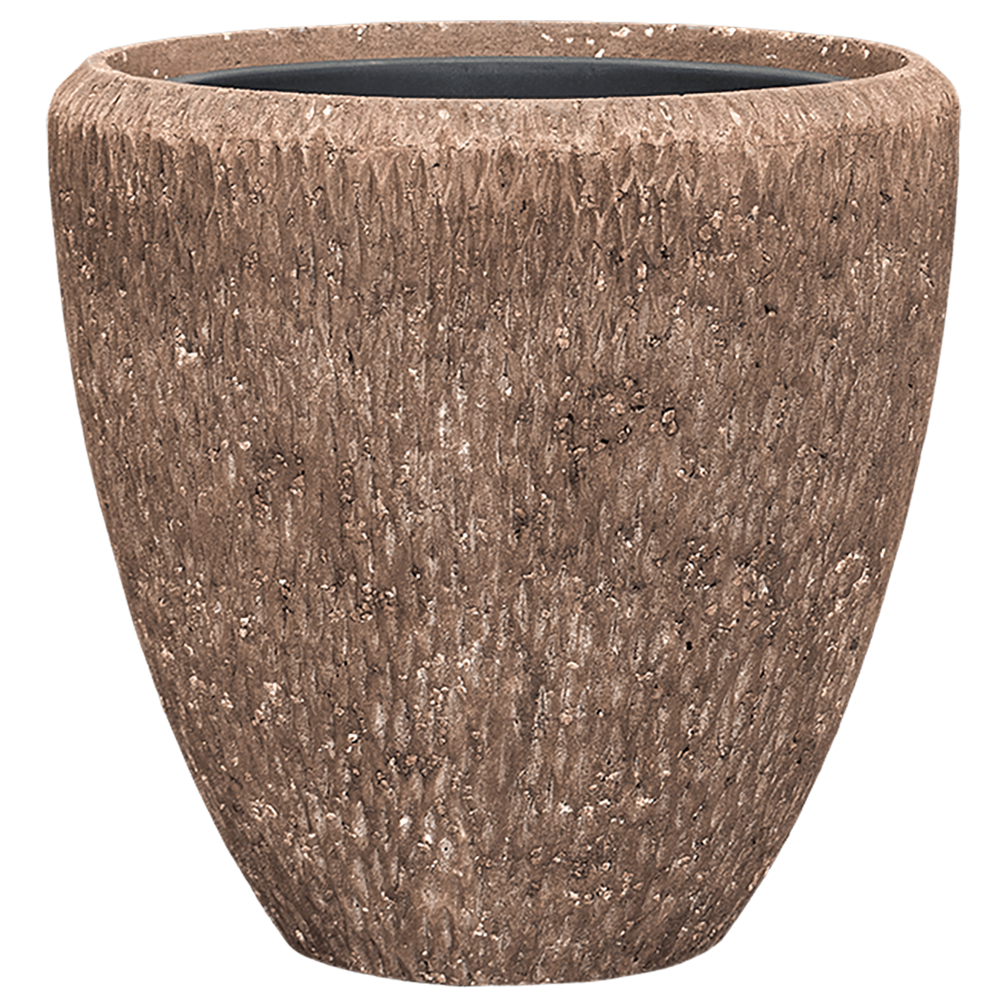 Polystone Egg Planter + Liner | Indoor Plant Pot
