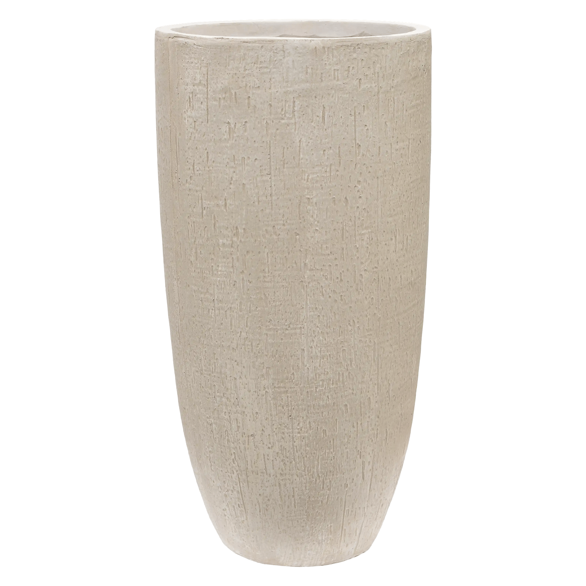 Raindrop Fibreclay Tall Planter | Indoor and Outdoor Plant Pot