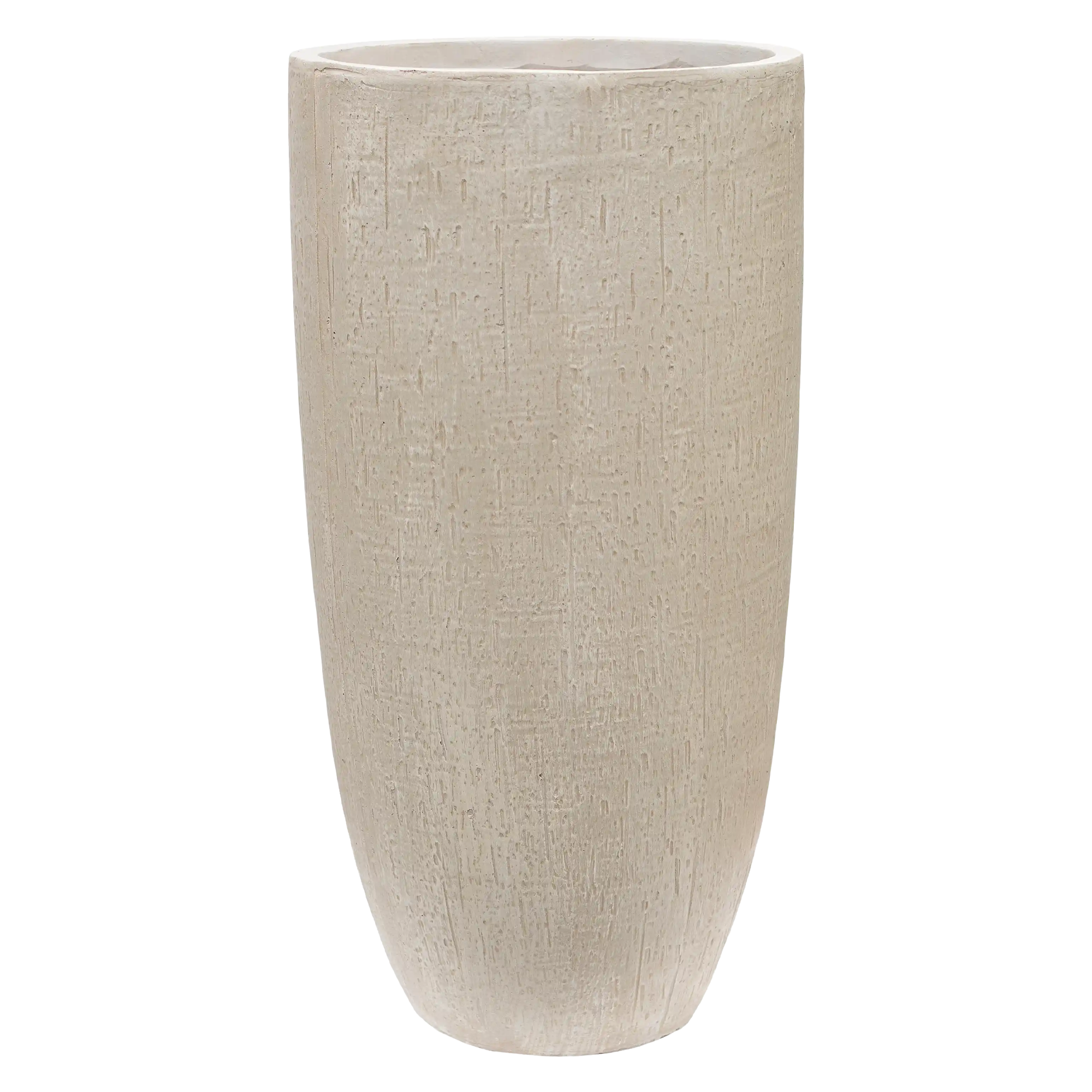 Raindrop Fibreclay Tall Planter | Indoor and Outdoor Plant Pot
