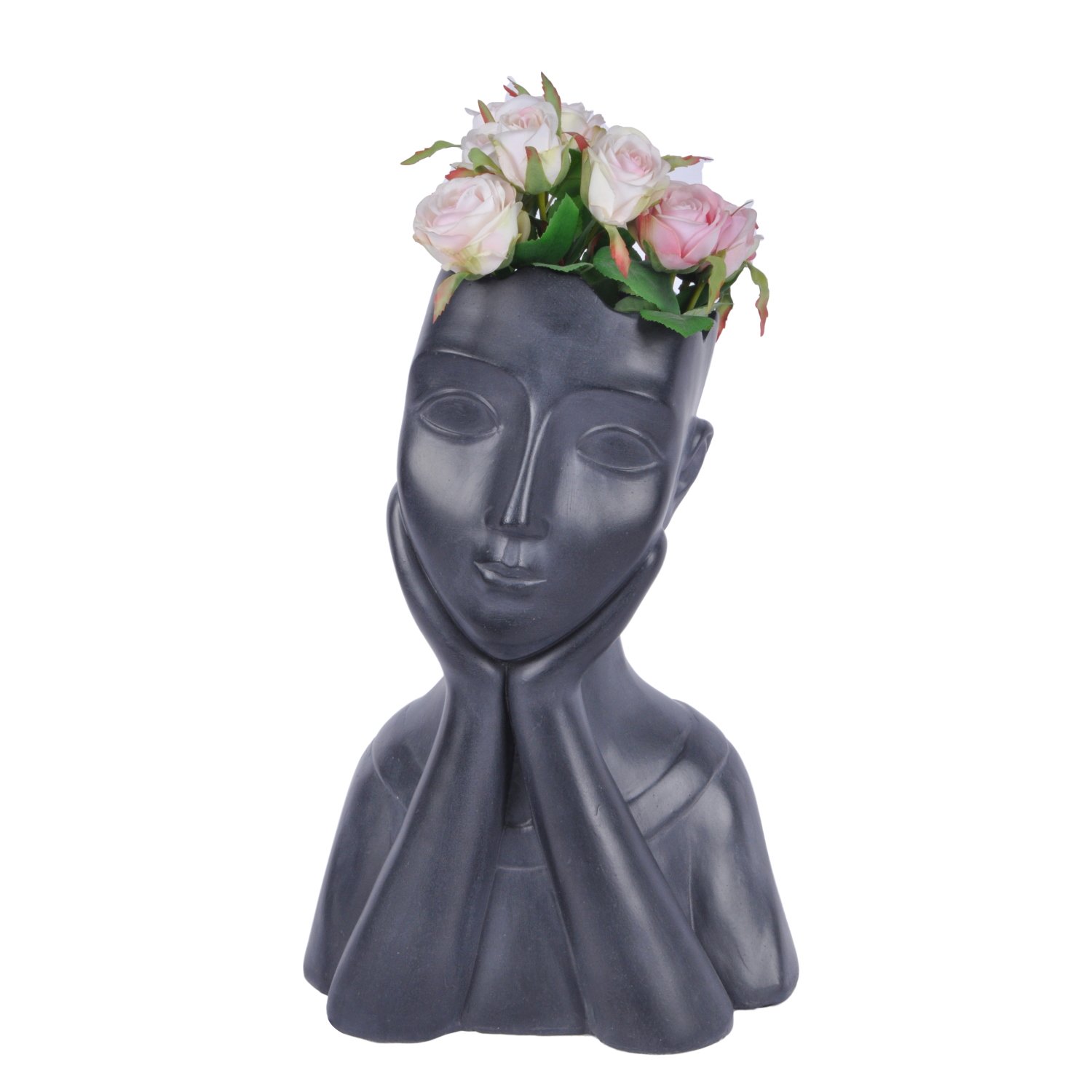 IDEALIST Lite Oval Bust Face Plant Pot Indoor