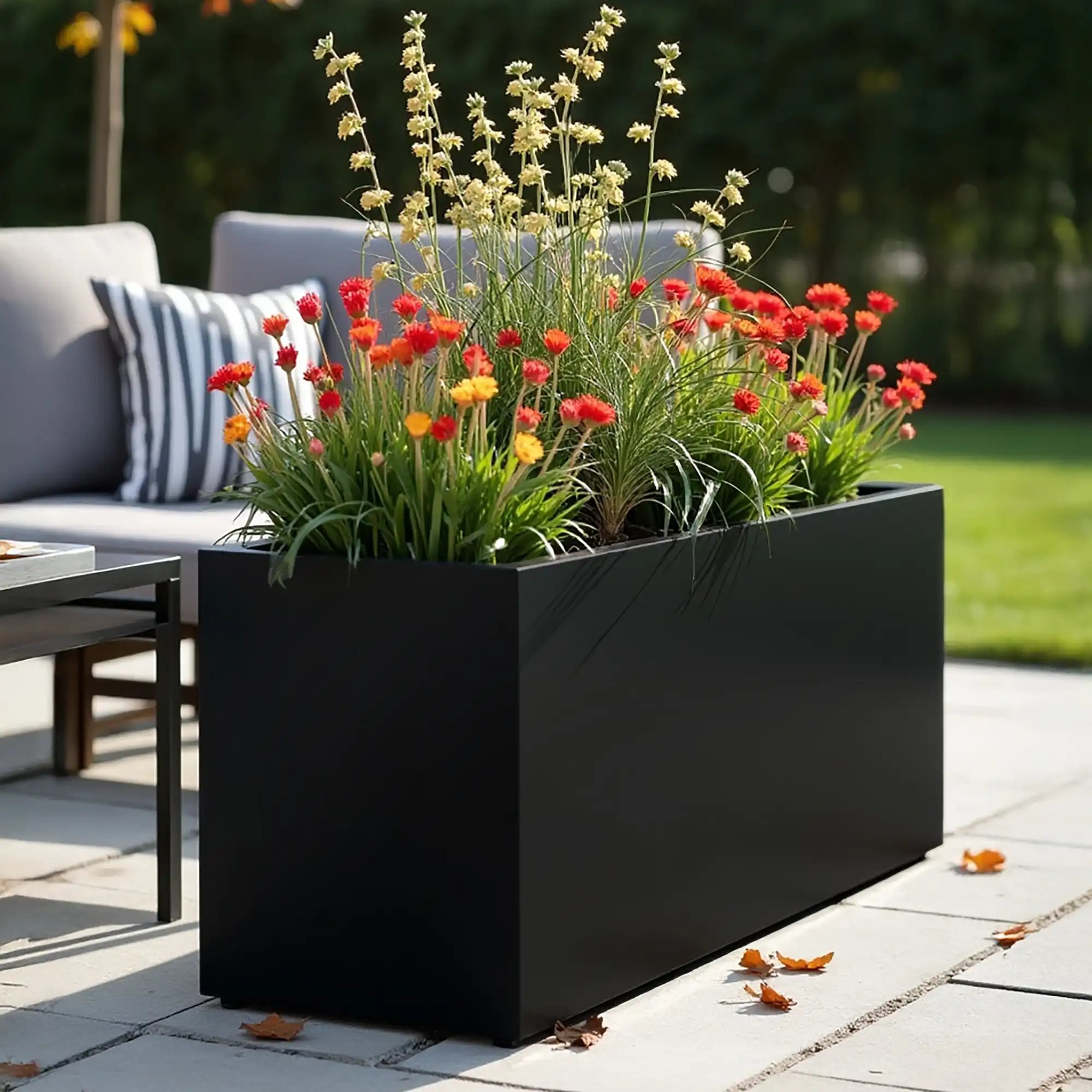 Raised Fiberstone Trough Planter by Idealist Premium JORT