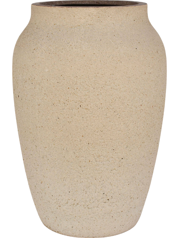 Tall Ficonstone Hera Round Vase Planter by Idealist Premium