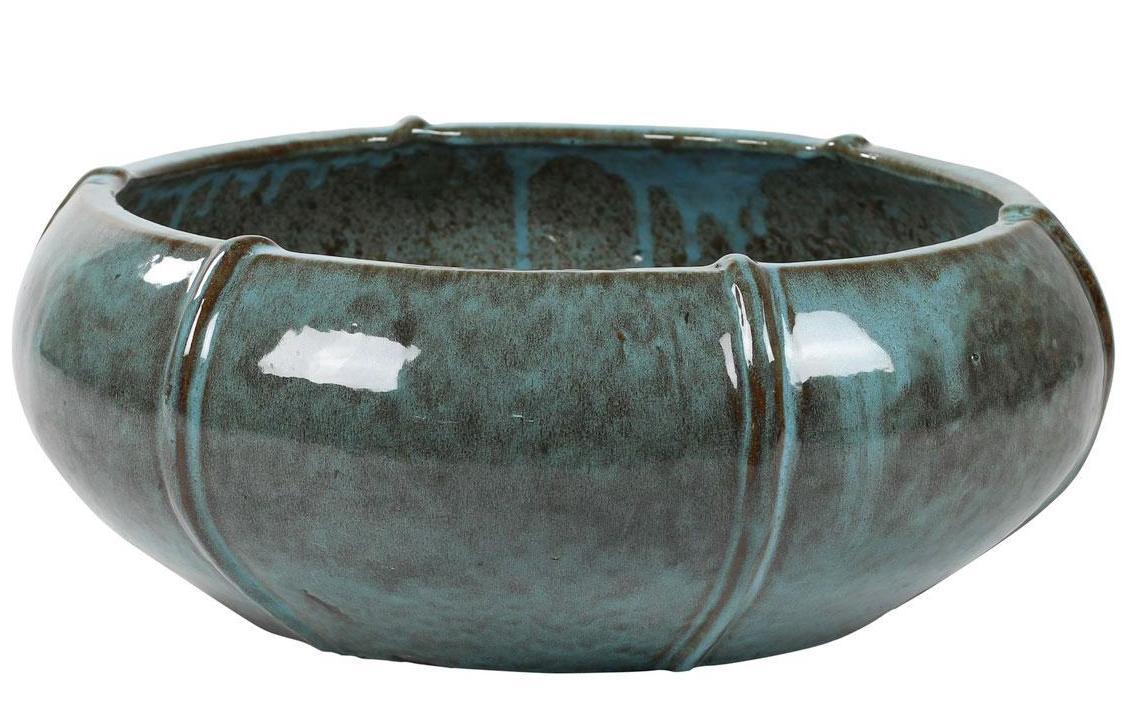 Ceramic Bowl Lined Glossy Planter Pot In/Out
