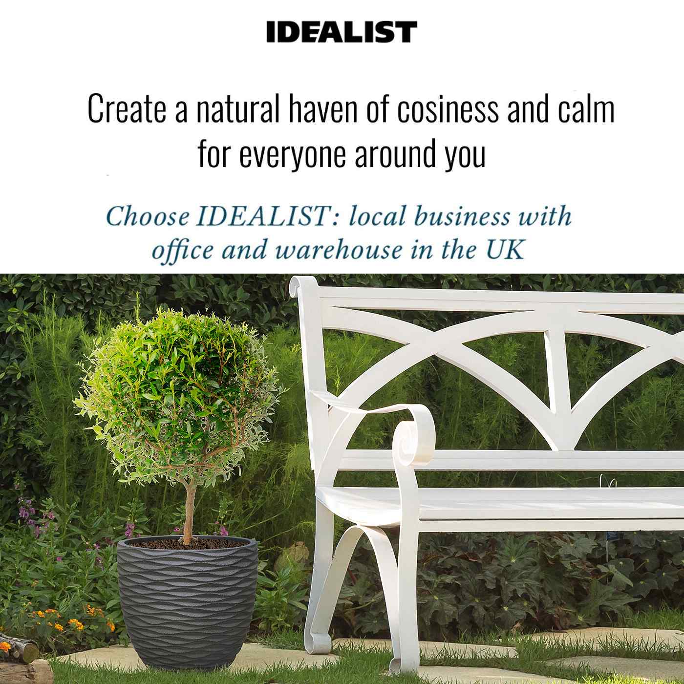 IDEALIST Lite Wave Style Outdoor Egg Planter