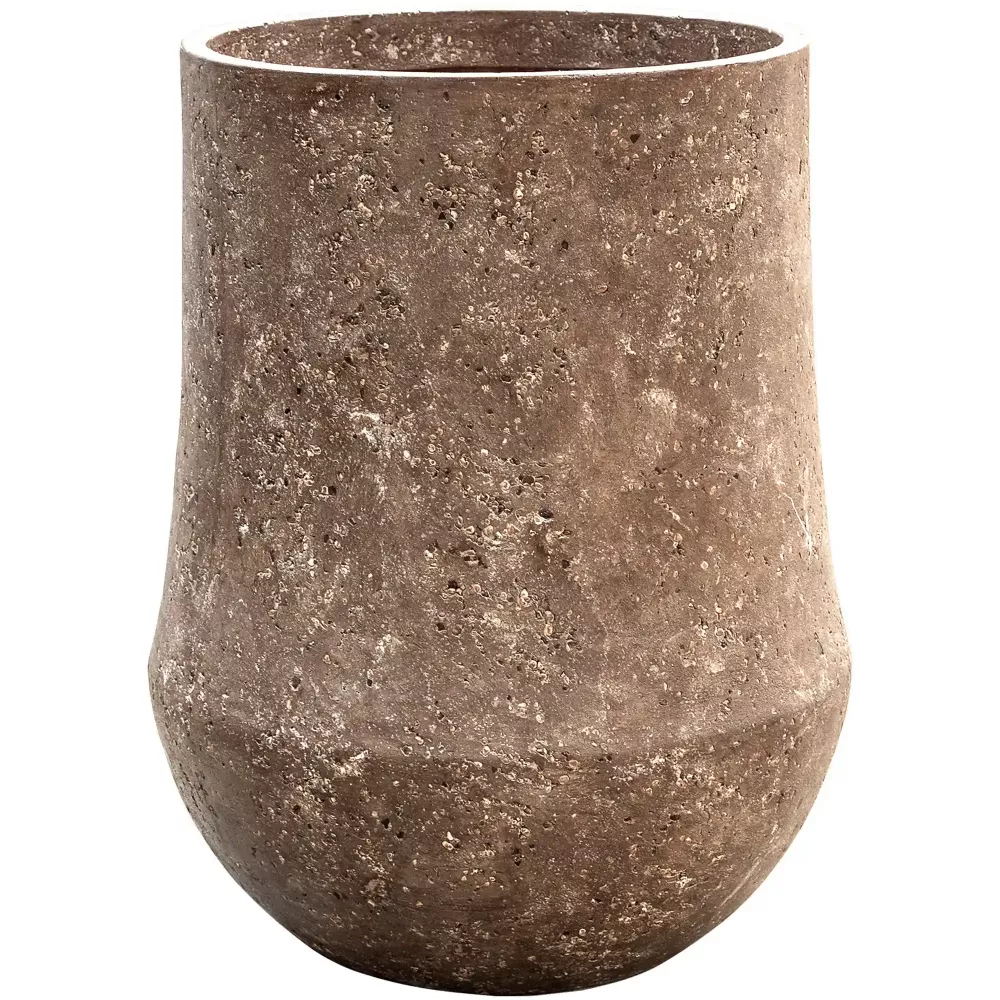 Polystone Planter | Tapered Indoor and Outdoor Plant Pot 