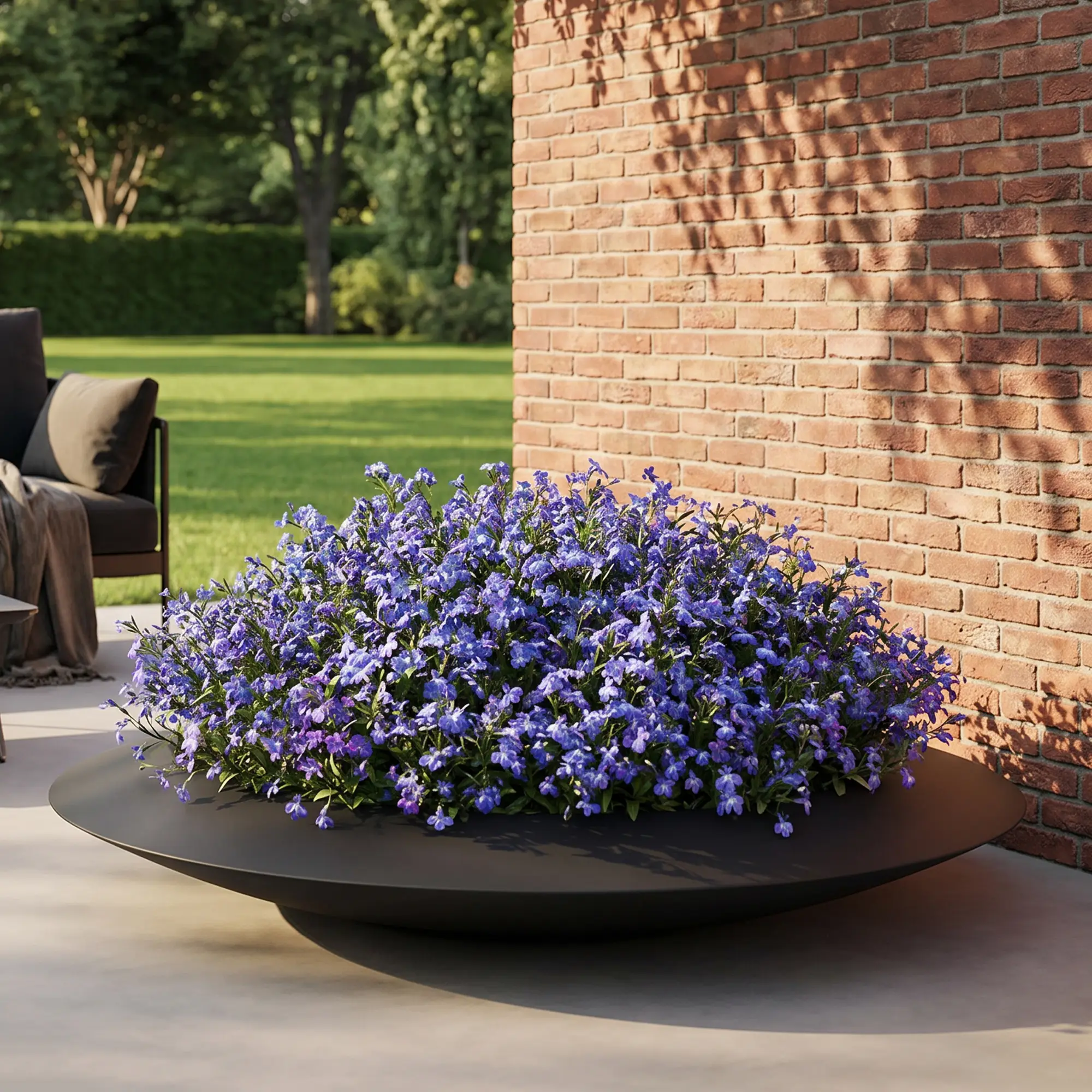 UFO Bowl Outdoor Fiberglass Planter
