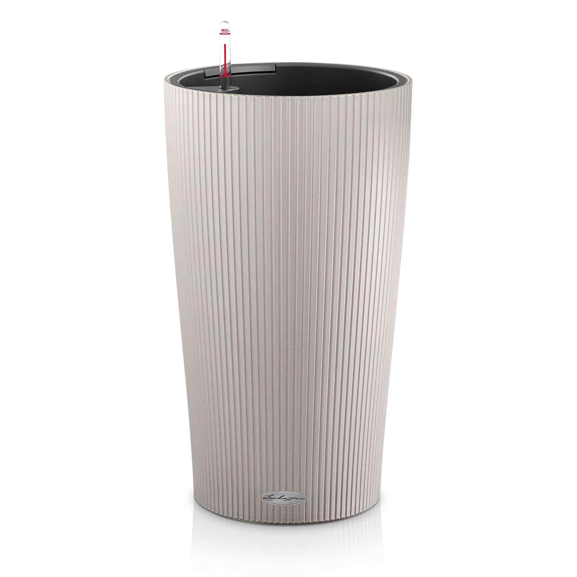 LECHUZA CILINDRO Color Round Tall Poly Resin Self-watering Planter