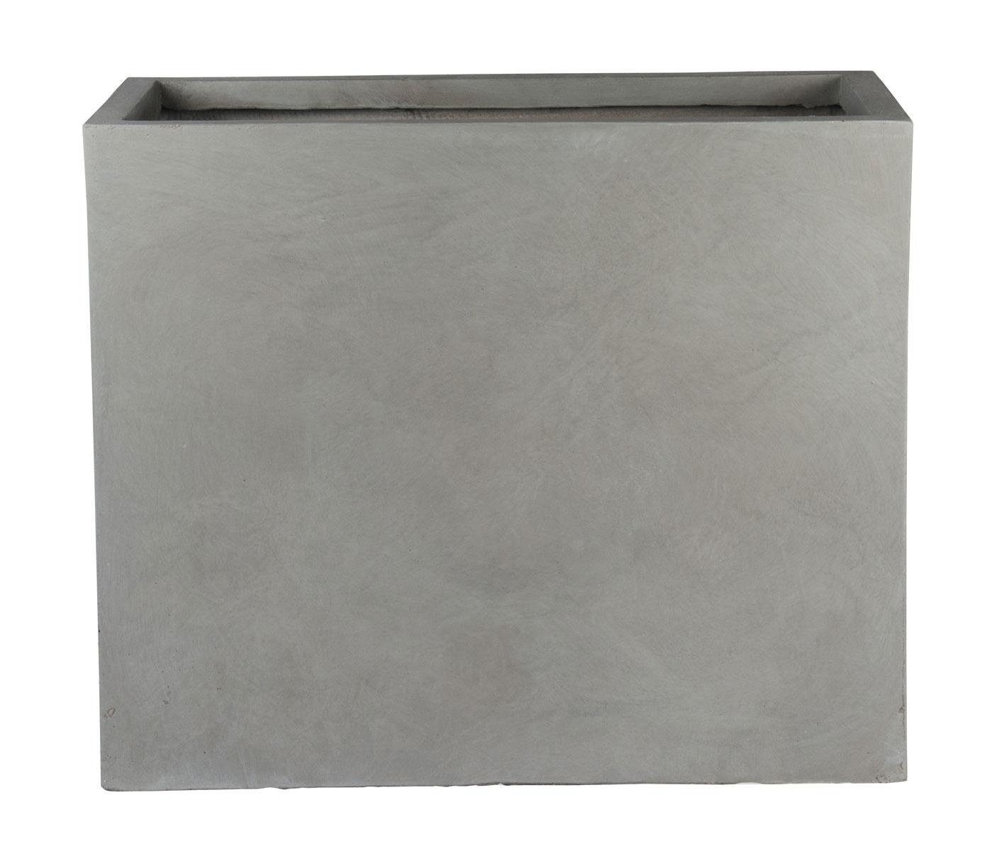 IDEALIST Lite Contemporary Light Concrete Trough Planter