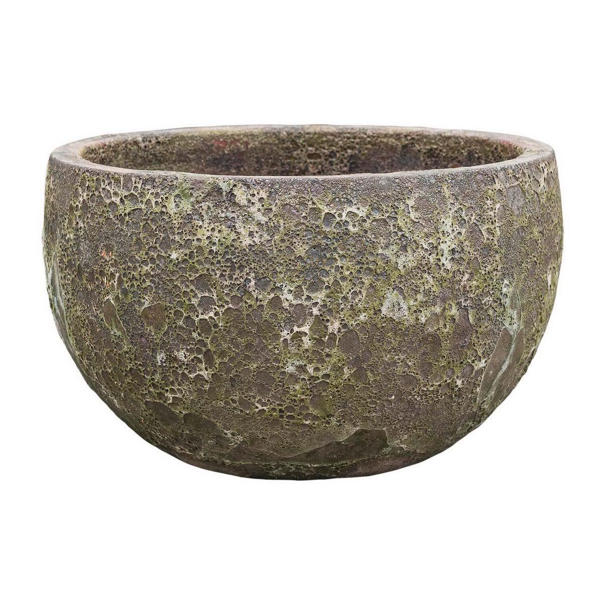 Lava Bowl Relic Jade D40 H24 cm Planter