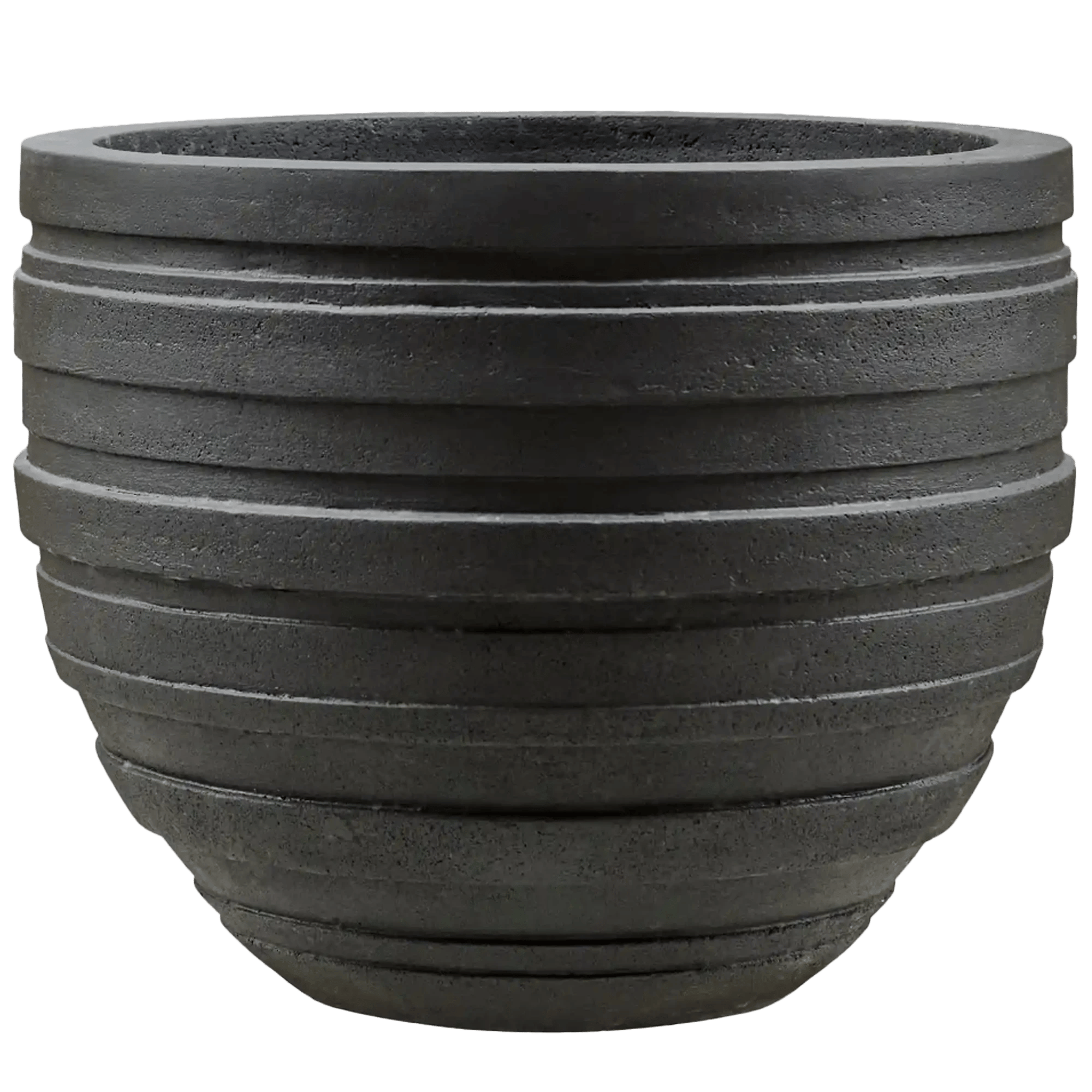 Polystone Ribbed Planter | Indoor and Outdoor Plant Pot