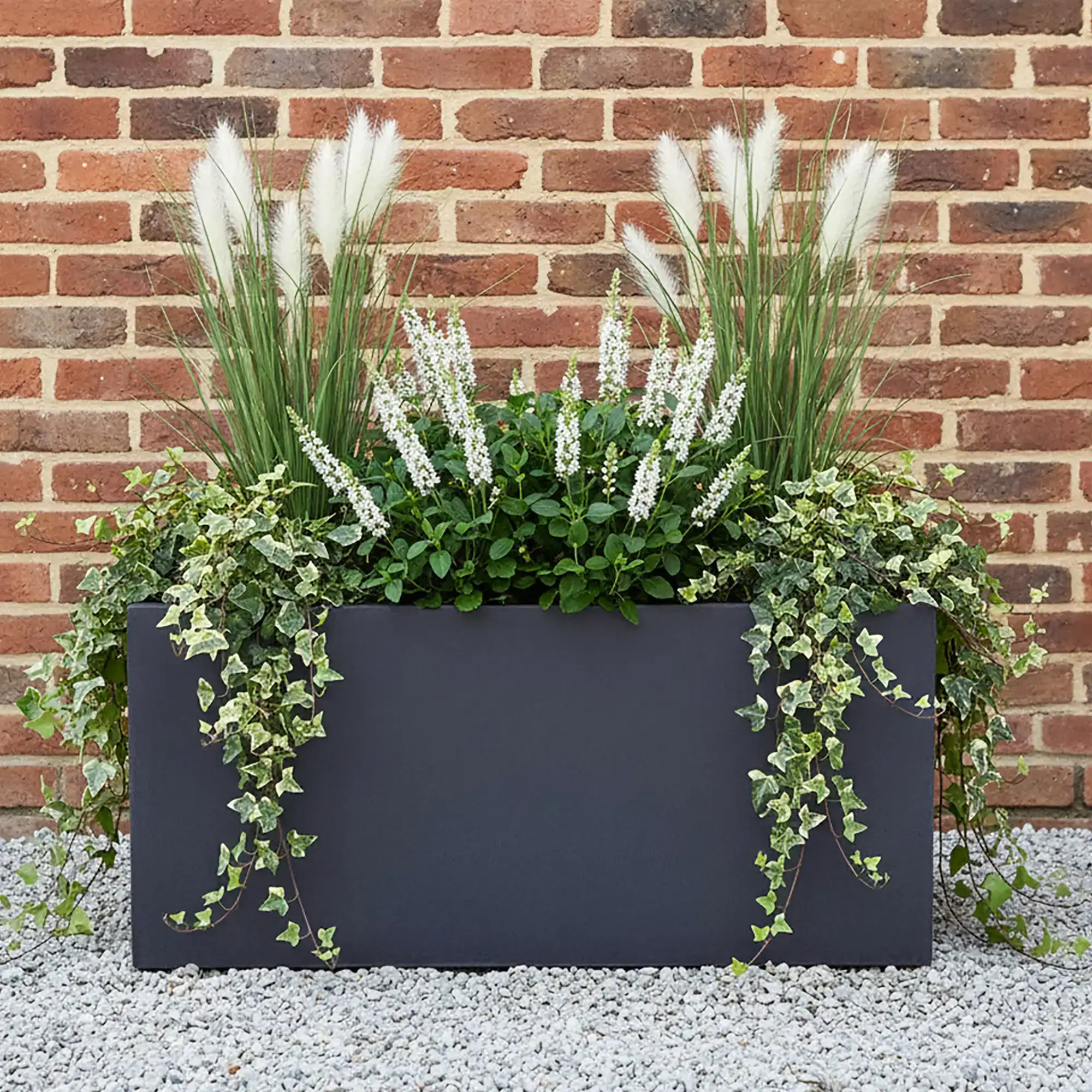 IDEALIST Lite Contemporary Light Concrete High Trough Planter