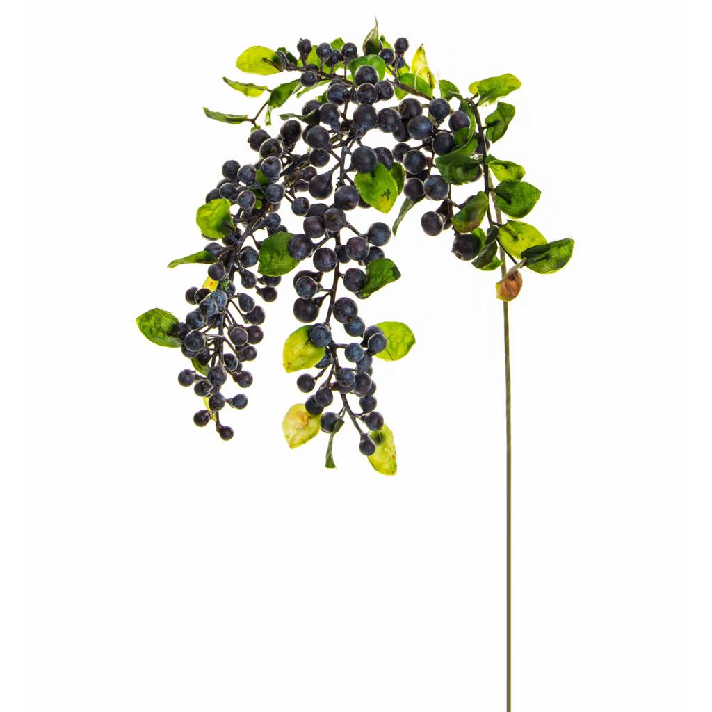 Artificial Hanging Berry Foliage Spray White Artificial Branch Plant