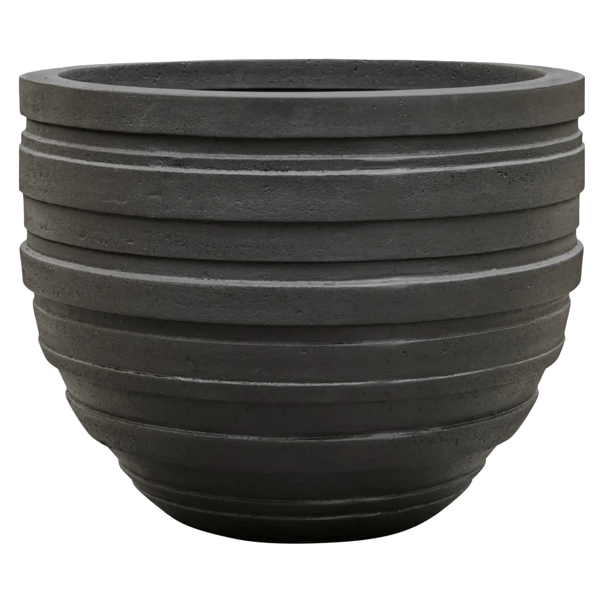 Polystone Ribbed Planter | Indoor and Outdoor Plant Pot