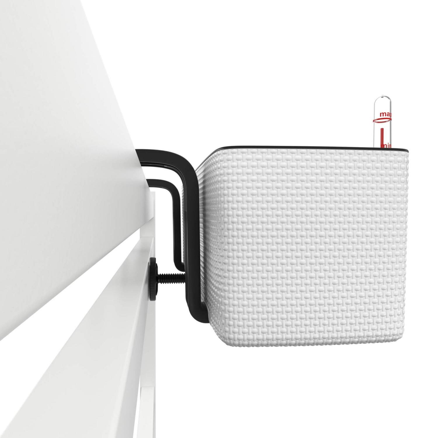 LECHUZA CUBE Color Triple Trough Poly Resin Self-watering Planter