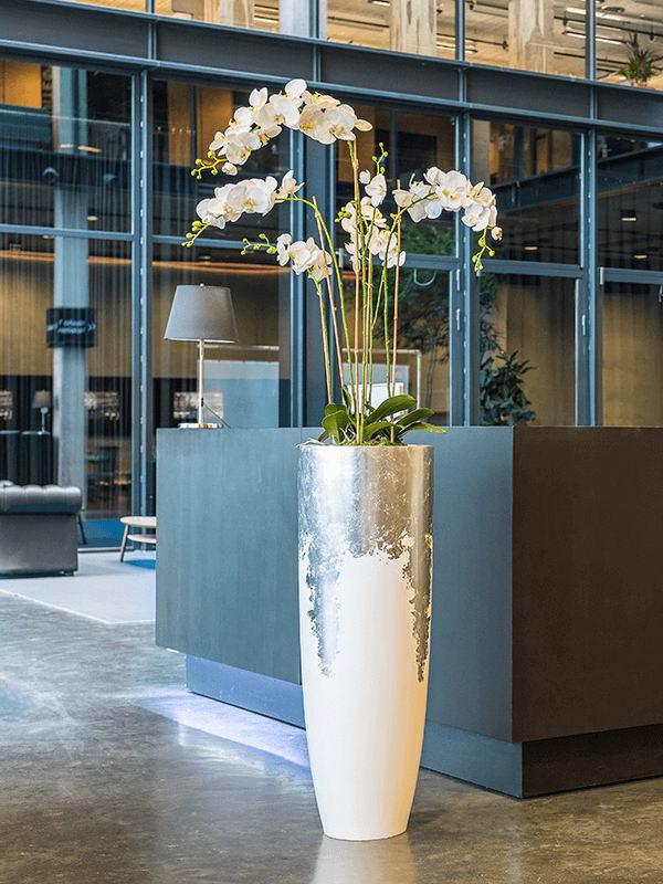 Luxe Lite Glossy Tall Indoor Planter