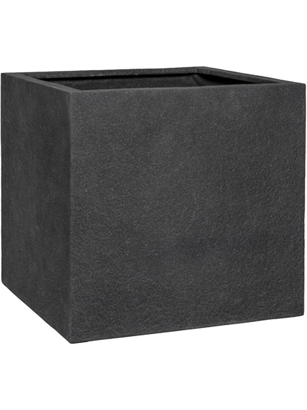 Granite Block L Midnight Square Planter